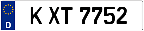 Truck License Plate